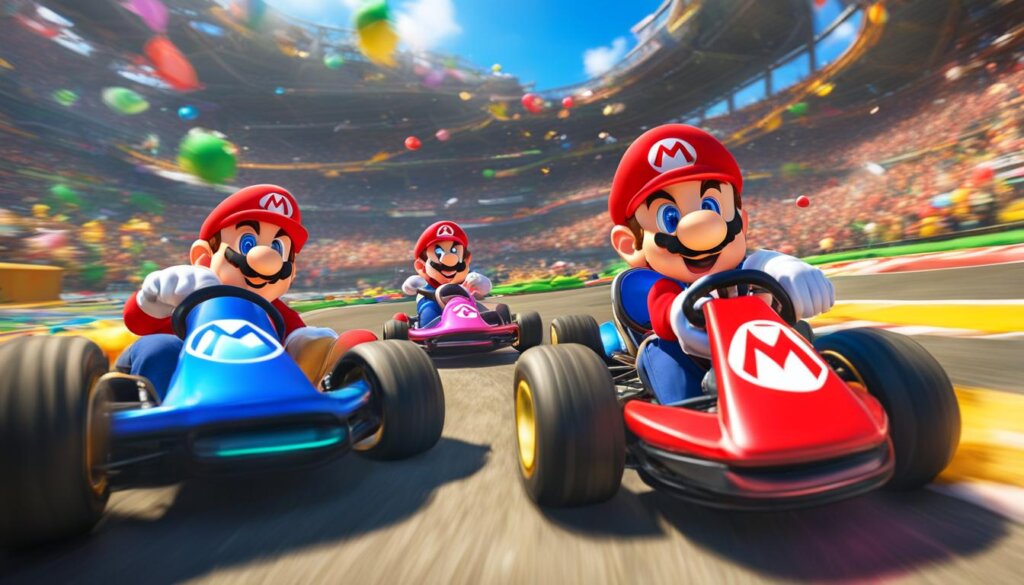 Mario Kart 8 Deluxe multiplayer