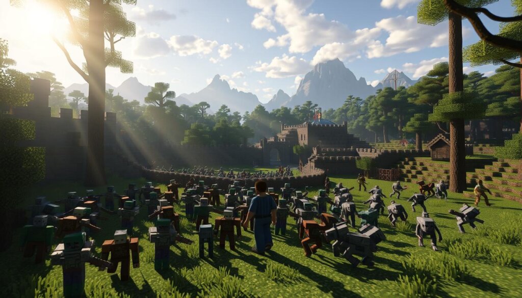 Minecraft mob management