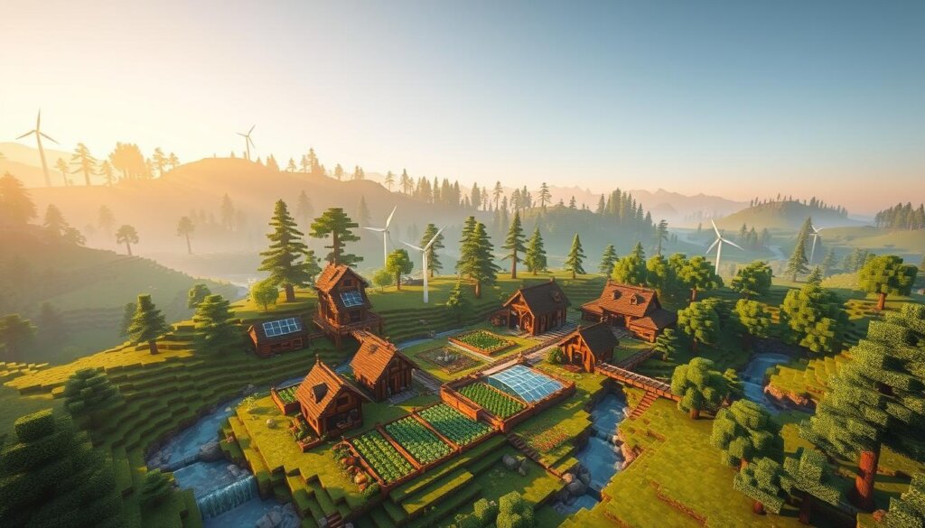 Minecraft sustainable base
