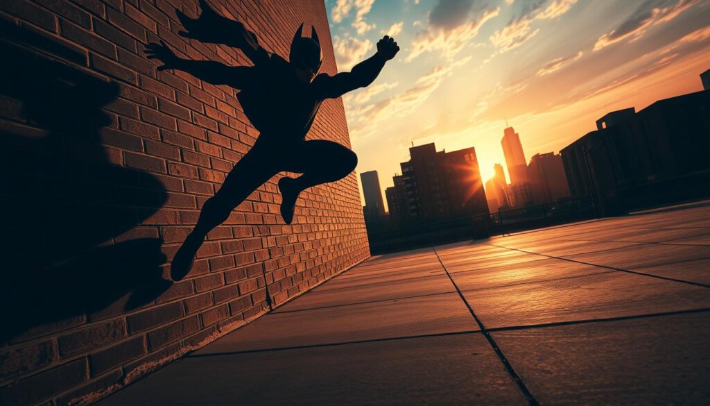 Wall jump mechanics in action