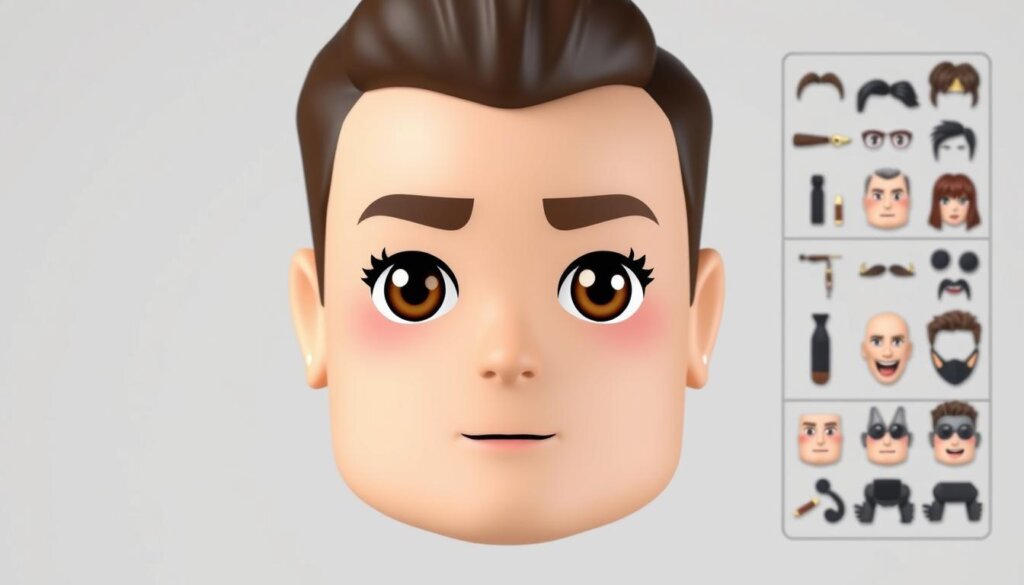 customizable face man design
