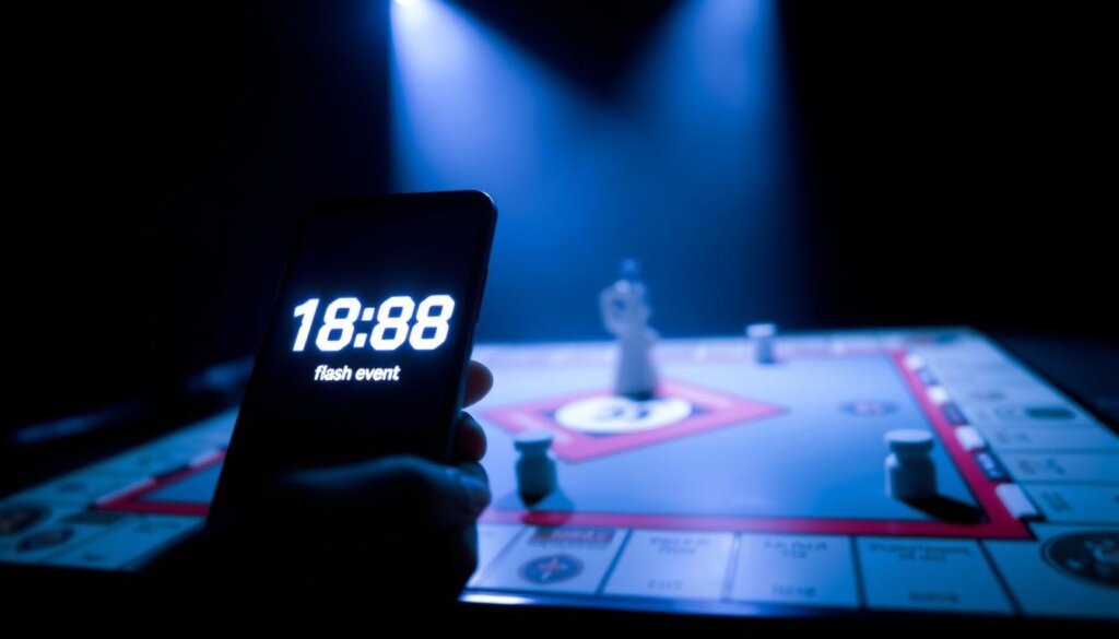 flash event timing