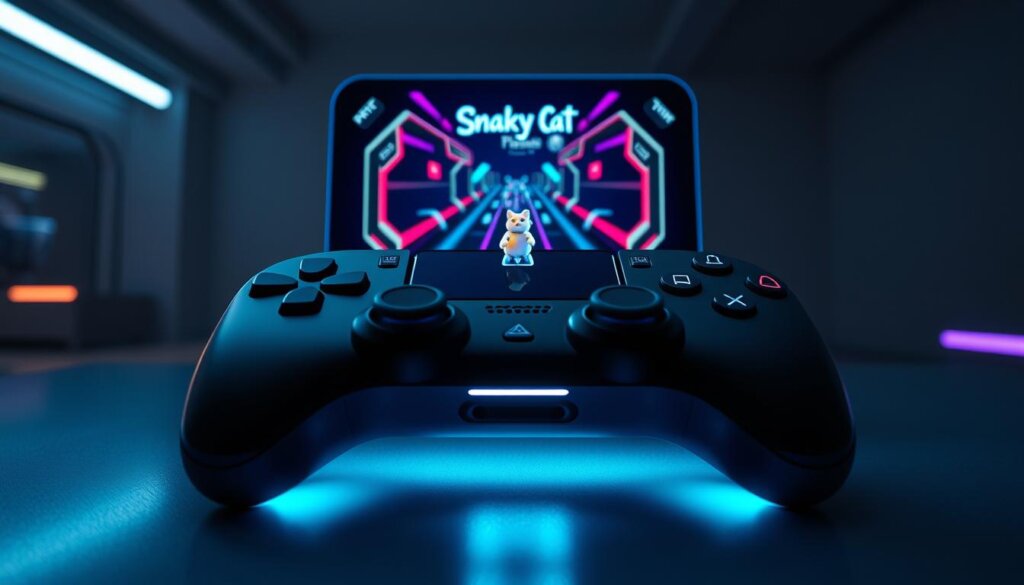 Snaky Cat game controls